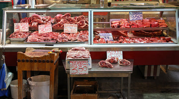 Traditional Butcher Shop Meat Counter