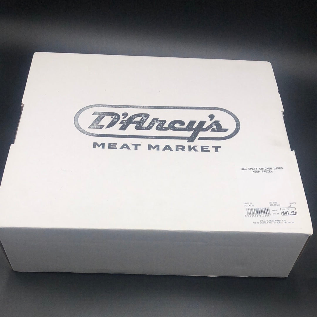 3kg Split Chicken Wings Edmonton & St Albert Butcher Shop D'Arcy's