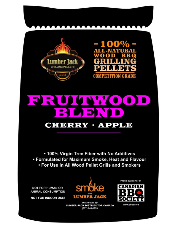 Fruitwood Blend Lumberjack Pellets 20lb.
