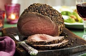 Roasted Baron of Beef