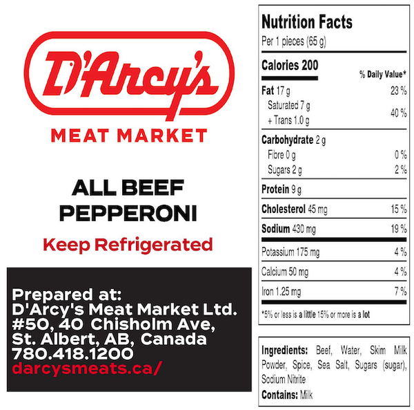 All Beef Pepperoni