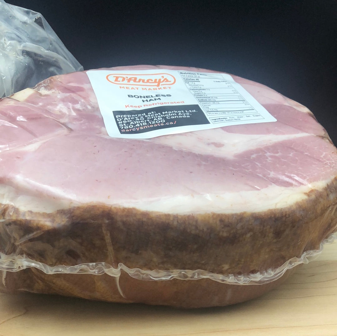 Boneless Ham Edmonton & St Albert Butcher Shop D'Arcy's Meat Market