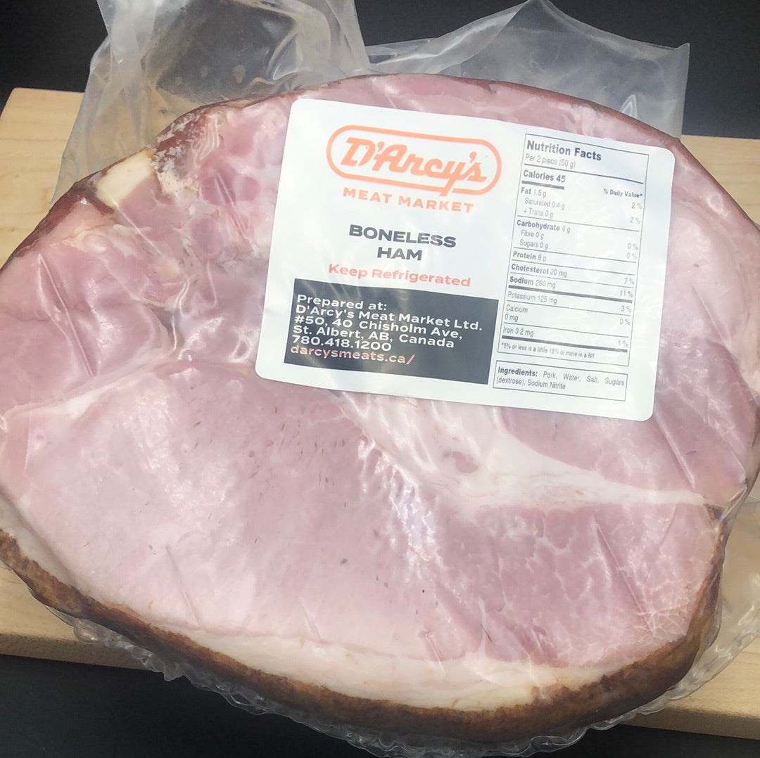Boneless Ham Edmonton & St Albert Butcher Shop D'Arcy's Meat Market
