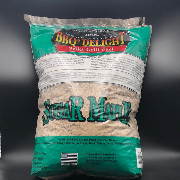 SUGAR MAPLE BLEND BBQR'S DELIGHT PELLETS 20lb.