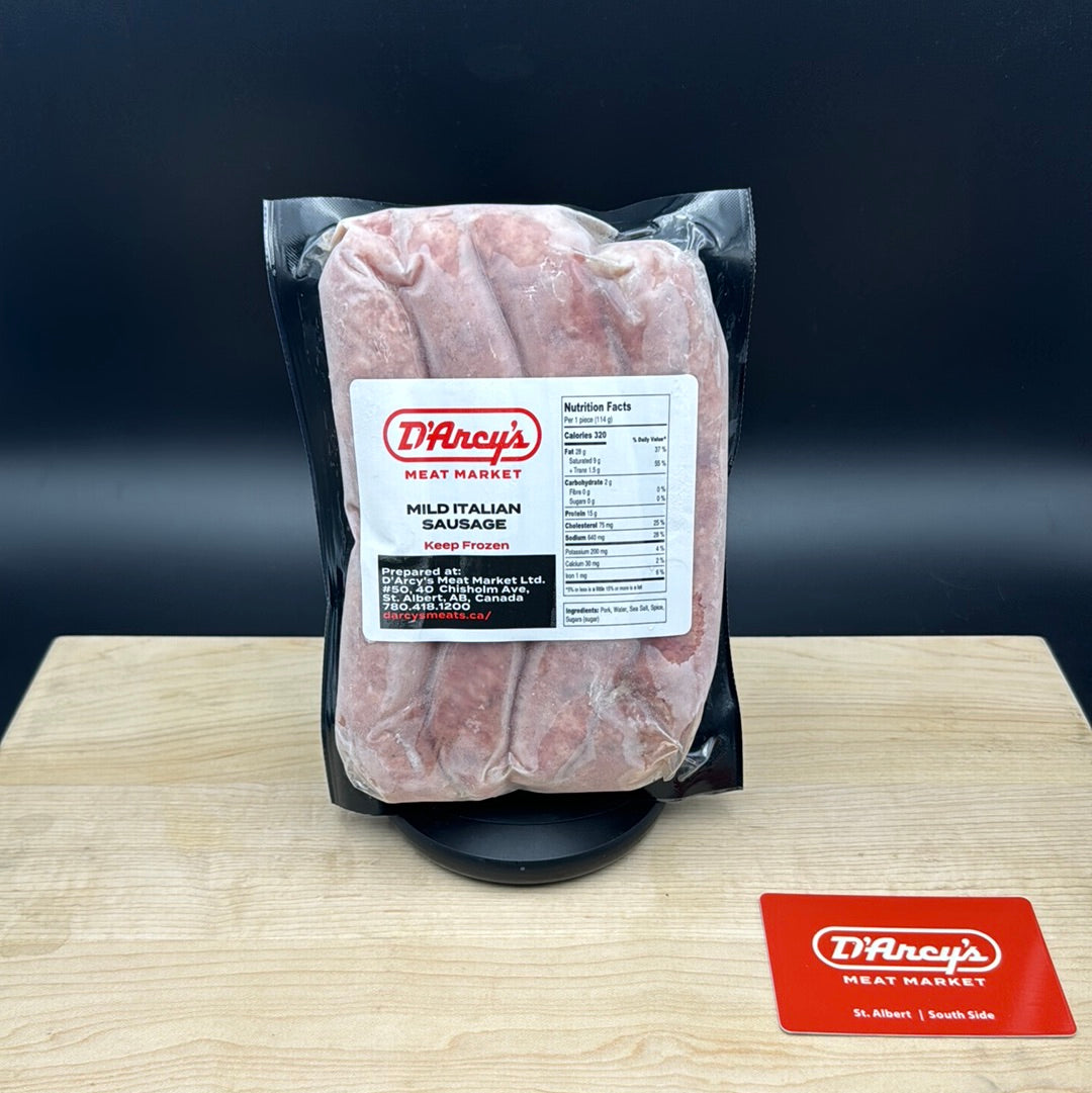 Mild Italian Sausage Edmonton & St Albert Butcher Shop D'Arcy's