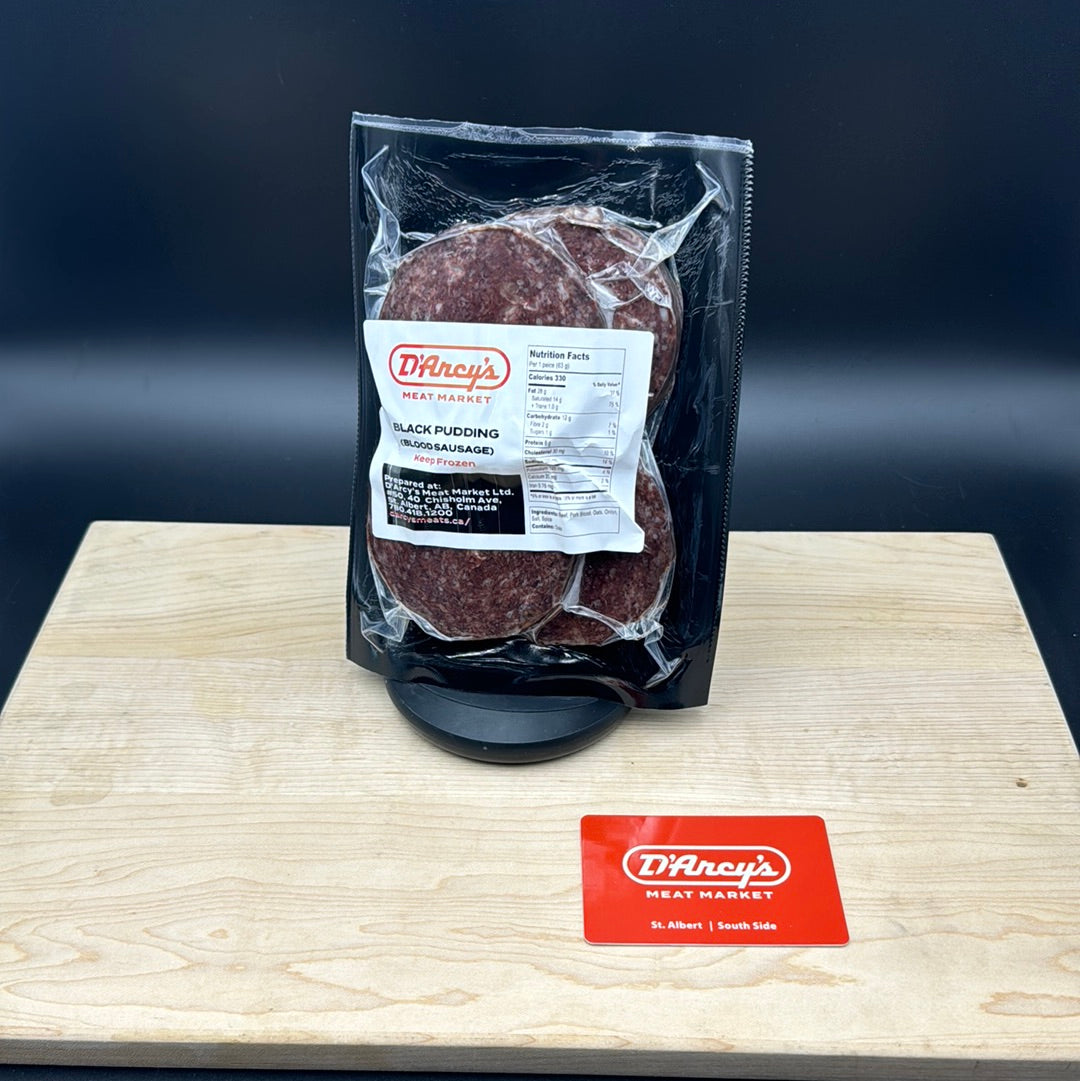 Puddin Butcher Black Pudding (Blood Sausage) | Edmonton & St Albert Butcher Shop | D ...