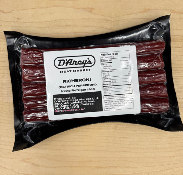 Ostrich Pepperoni (Richeroni)