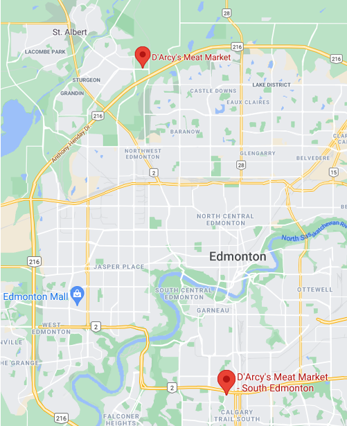 Edmonton Butcher Shop Local Beef D'Arcy's Meat Market St. Albert