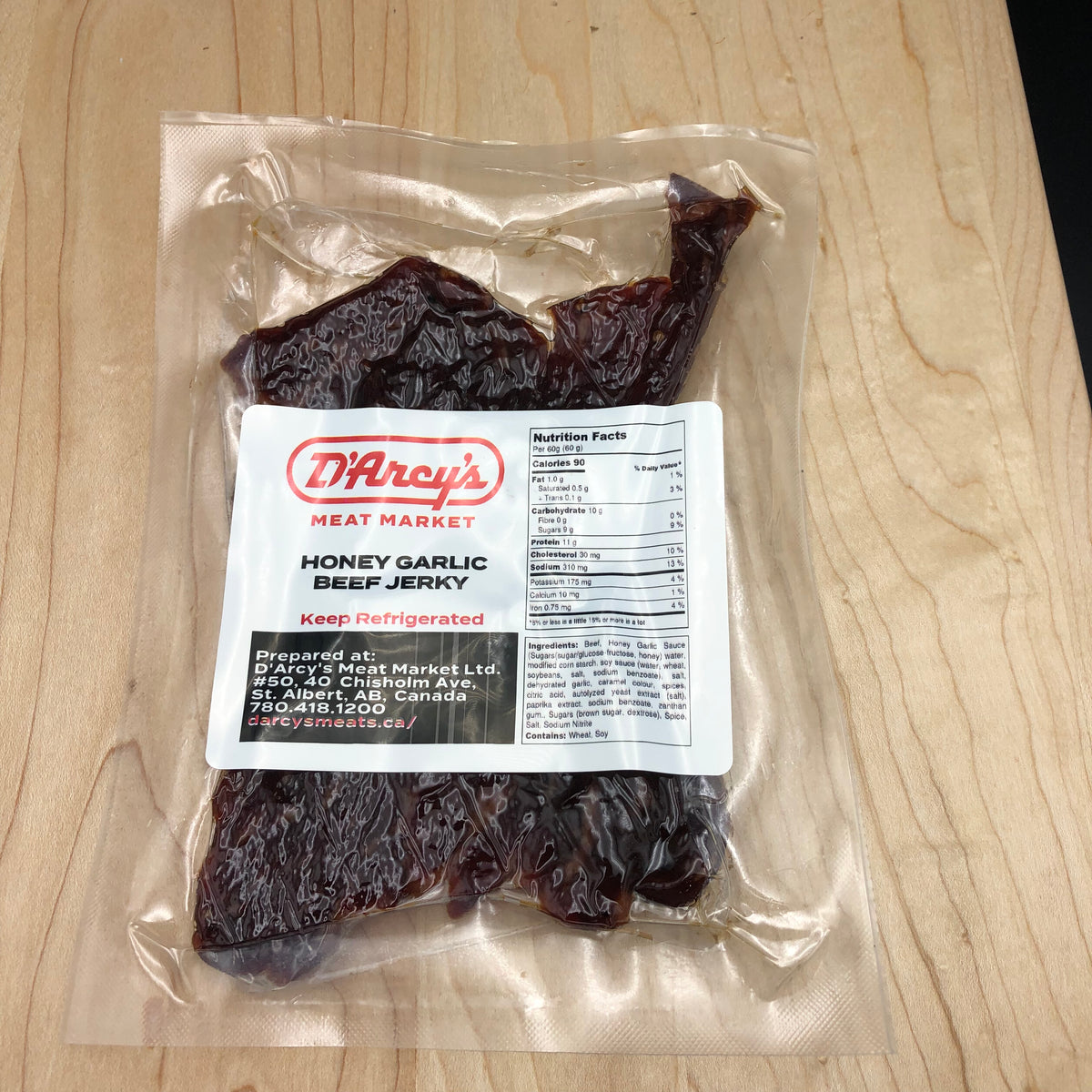 Beef Jerky Edmonton & St Albert Butcher Shop D'Arcy's Meat Market