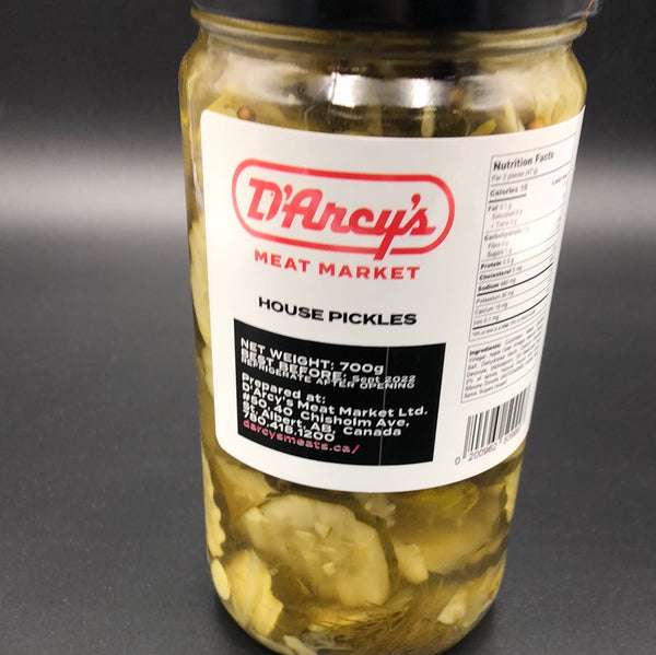 D’ARCY’S HOUSE PICKLES