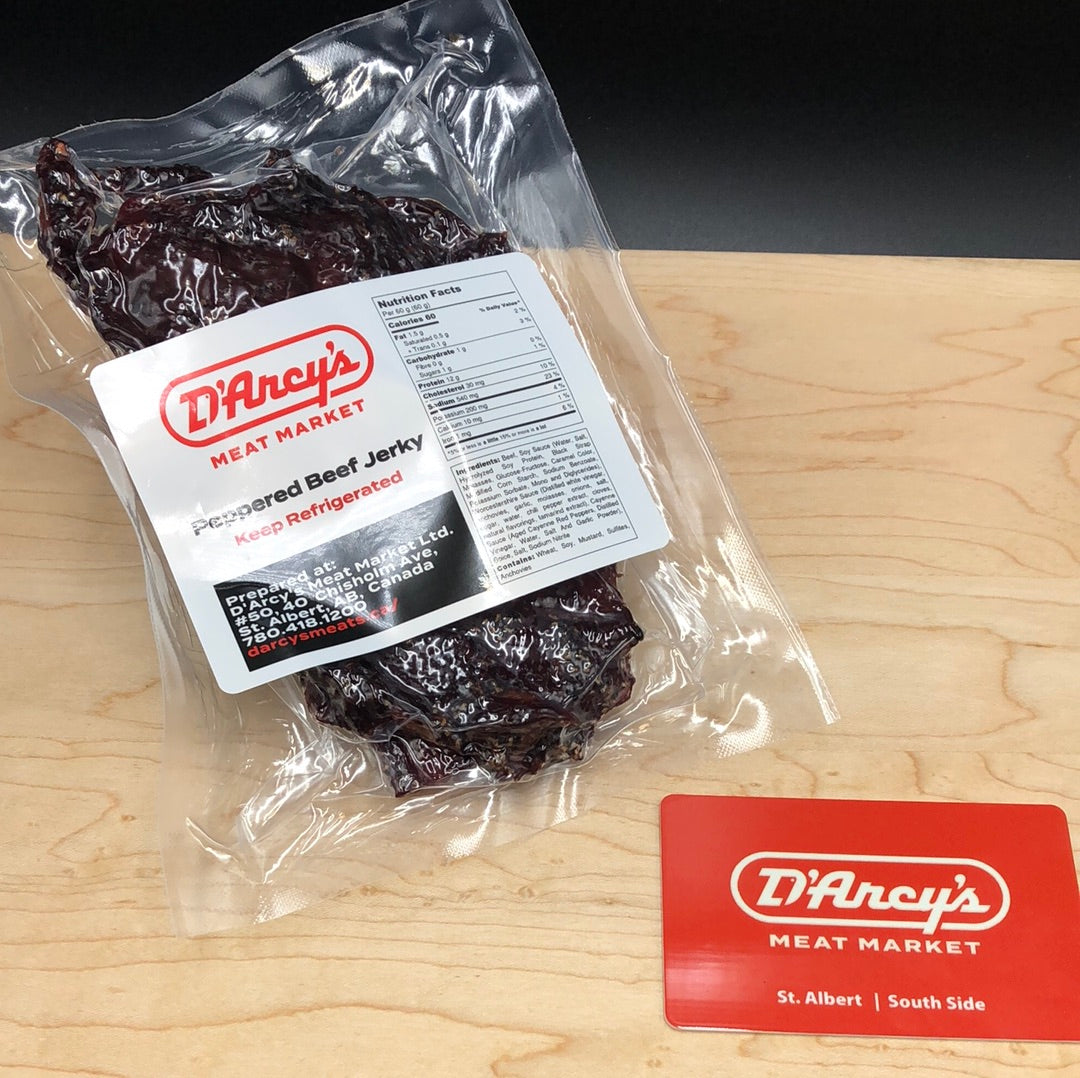 Beef Jerky Edmonton & St Albert Butcher Shop D'Arcy's Meat Market