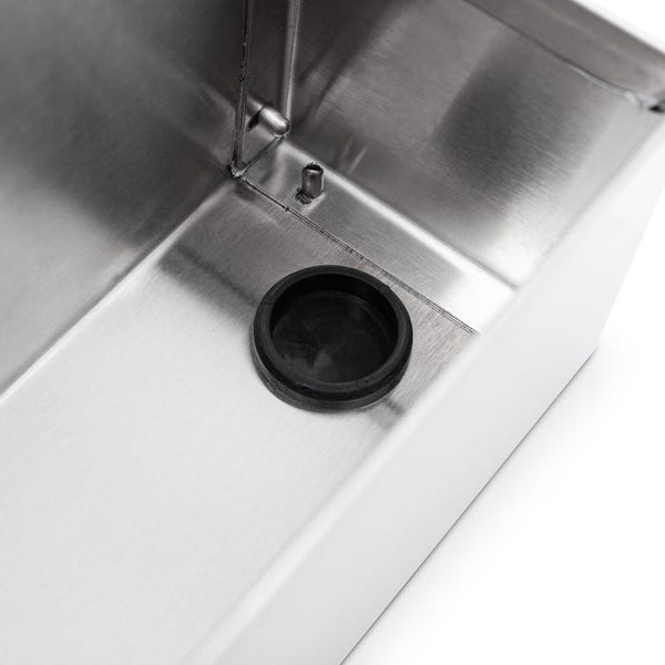 Stainless Steel Grease Shelf for Yoder 640